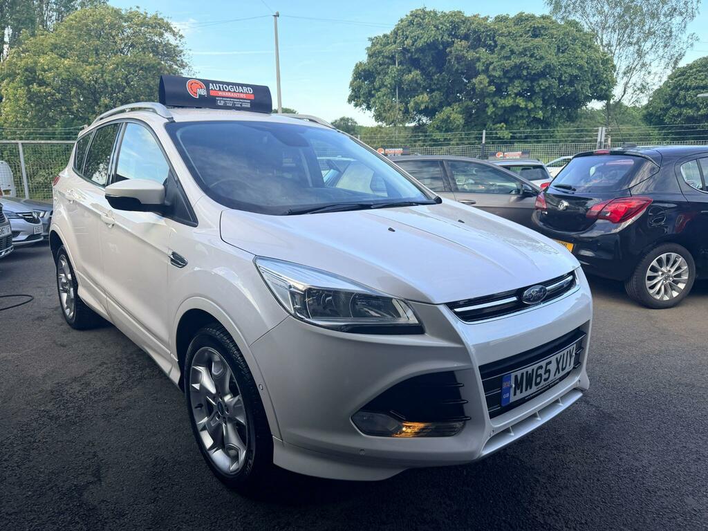 Ford Kuga 2.0 Tdci Titanium Sport Powershift Awd Euro 6 Ss MW65XUY White #6