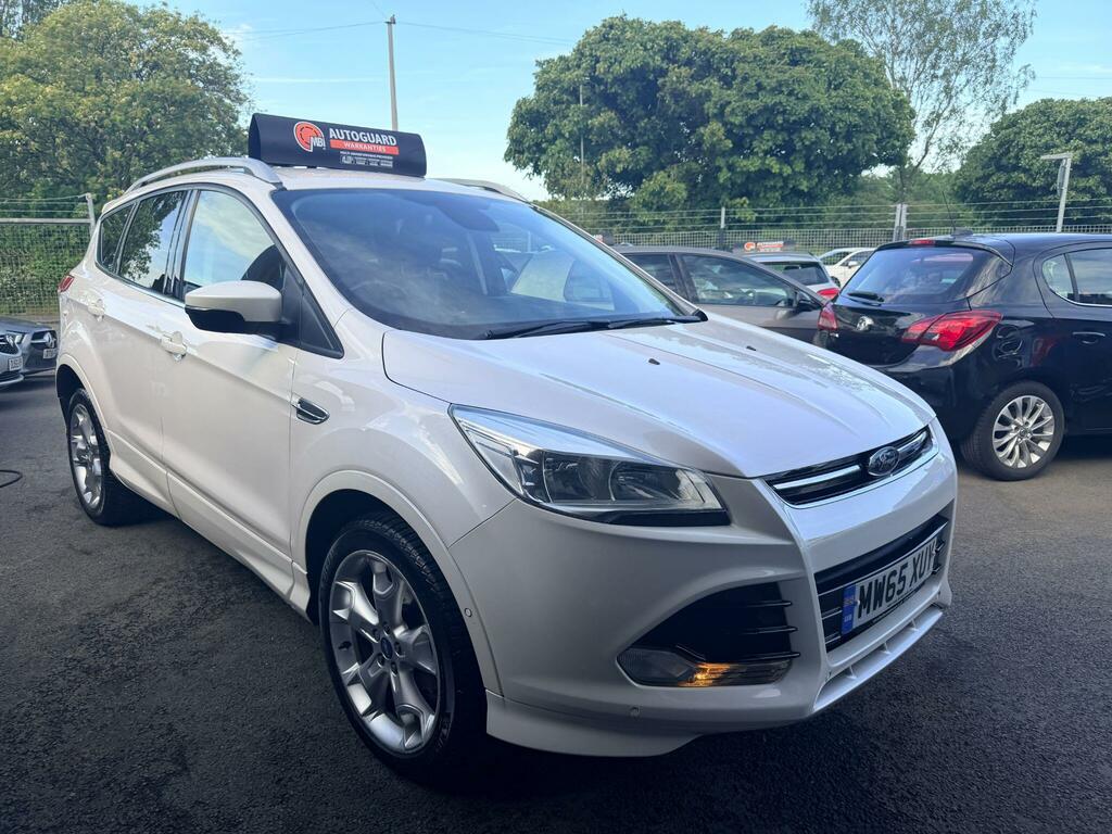 Ford Kuga 2.0 Tdci Titanium Sport Powershift Awd Euro 6 Ss MW65XUY White #5