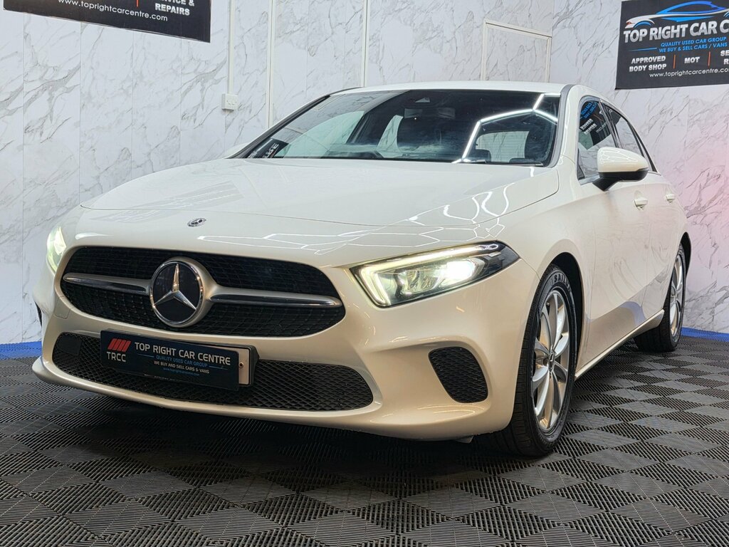 Mercedes-Benz A Class 1.3 A200 Sport Hatchback 7G-dct Euro 6 Ulez S LL69OSA White #3