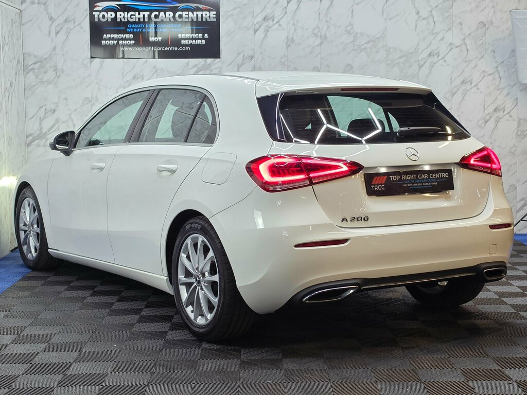 Mercedes-Benz A Class 1.3 A200 Sport Hatchback 7G-dct Euro 6 Ulez S LL69OSA White #5