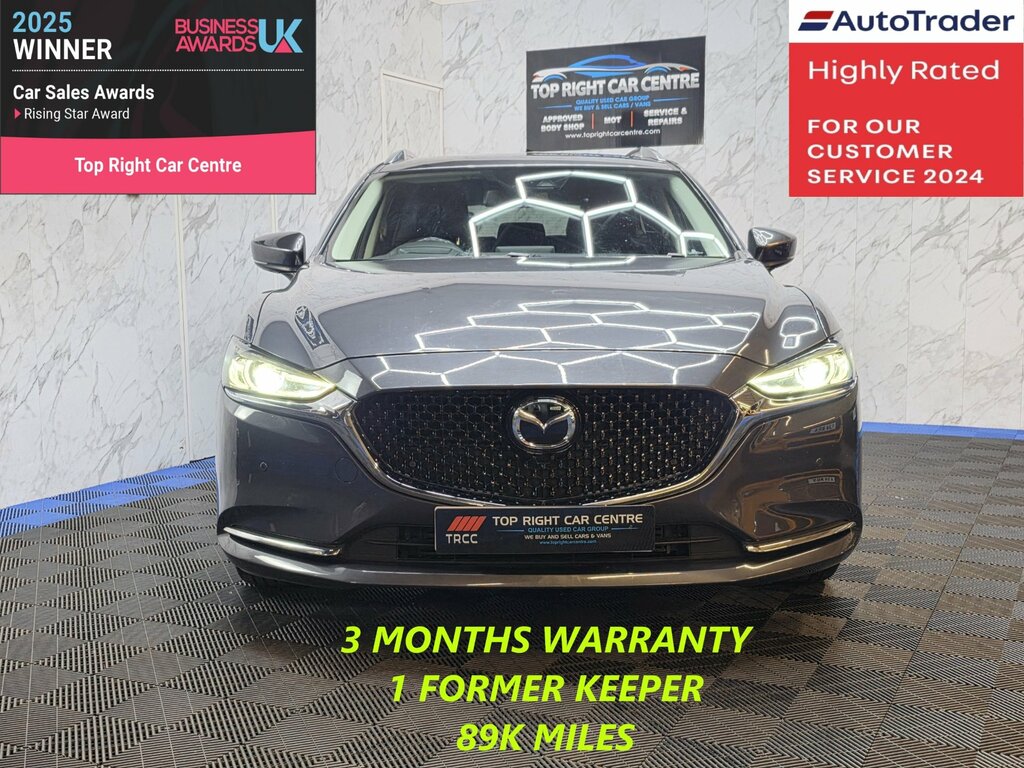 Mazda 6 2.2 Skyactiv-d Sport Nav Tourer Euro 6 Ulez Ss RX19KKJ Grey #2