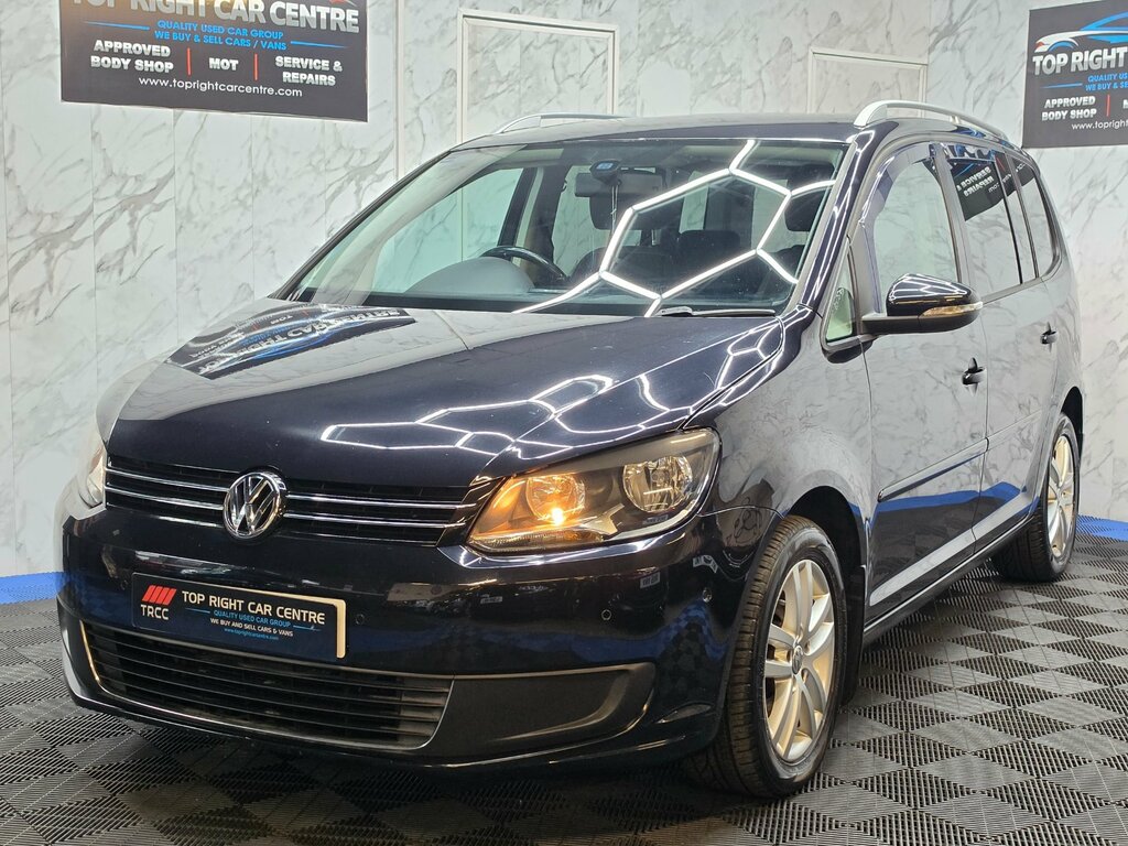 Volkswagen Touran 2.0 Tdi Bluemotion Tech Se Mpv Dsg Ss 1 NU13UVO Black #3