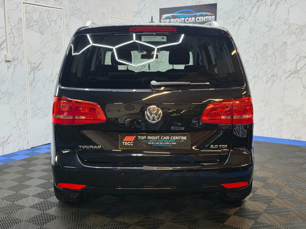 Volkswagen Touran 2.0 Tdi Bluemotion Tech Se Mpv Dsg Ss 1 NU13UVO Black #4