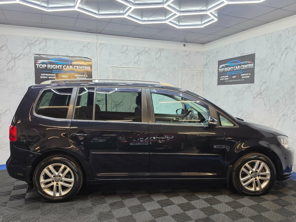 Volkswagen Touran 2.0 Tdi Bluemotion Tech Se Mpv Dsg Ss 1 NU13UVO Black #6
