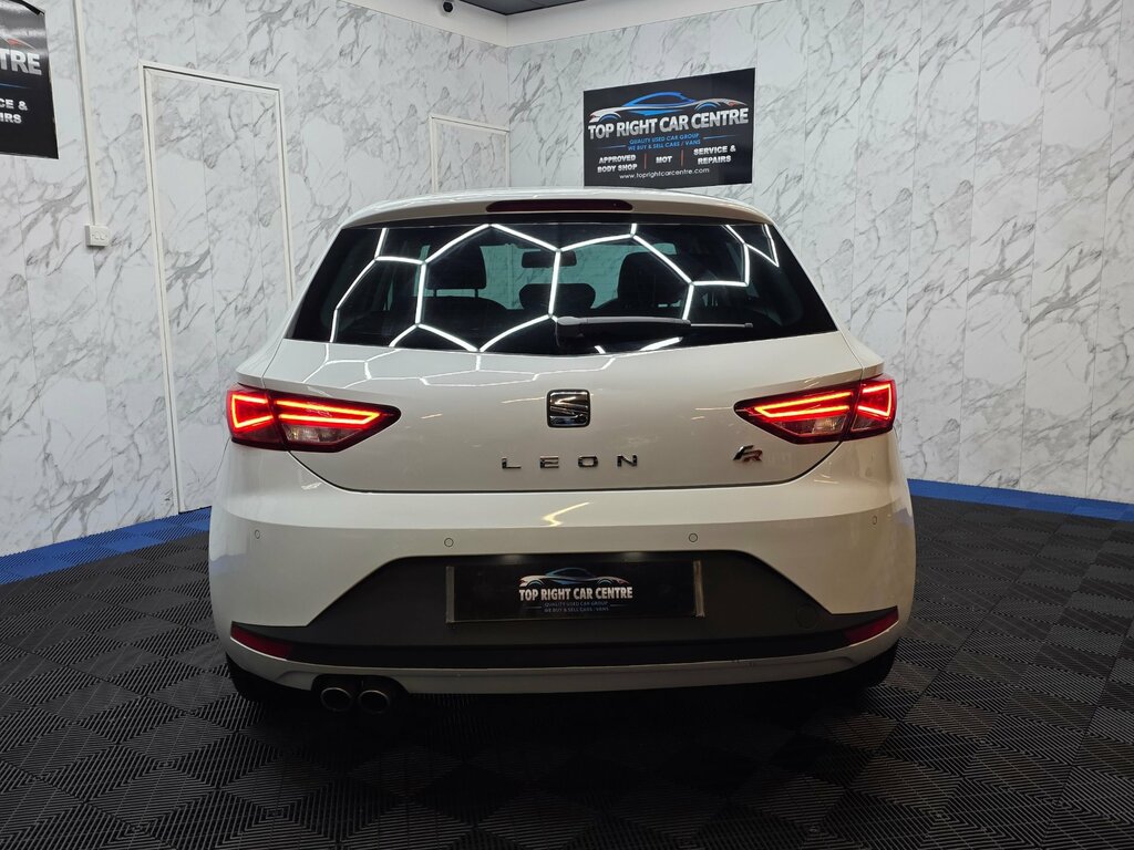 Seat Leon 1.8 Tsi Fr Hatchback Dsg Technology Pack Euro White #4