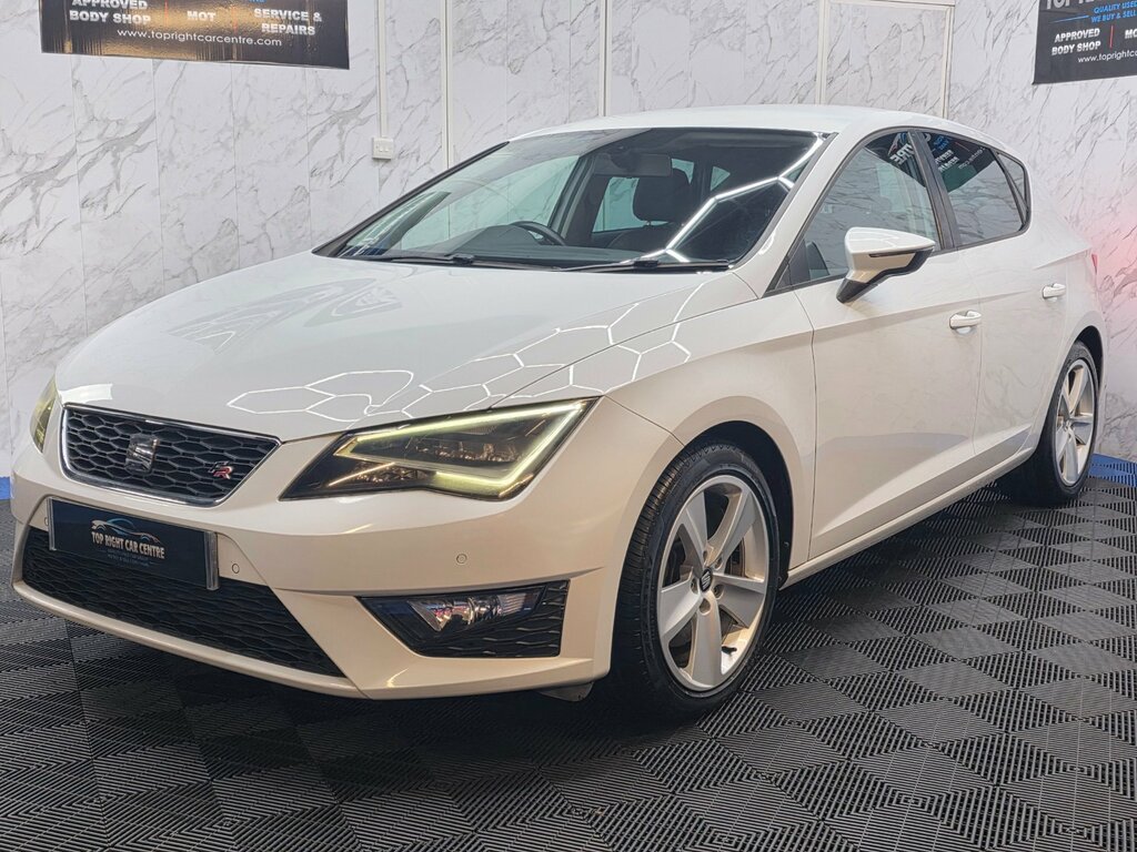Seat Leon 1.8 Tsi Fr Hatchback Dsg Technology Pack Euro White #3