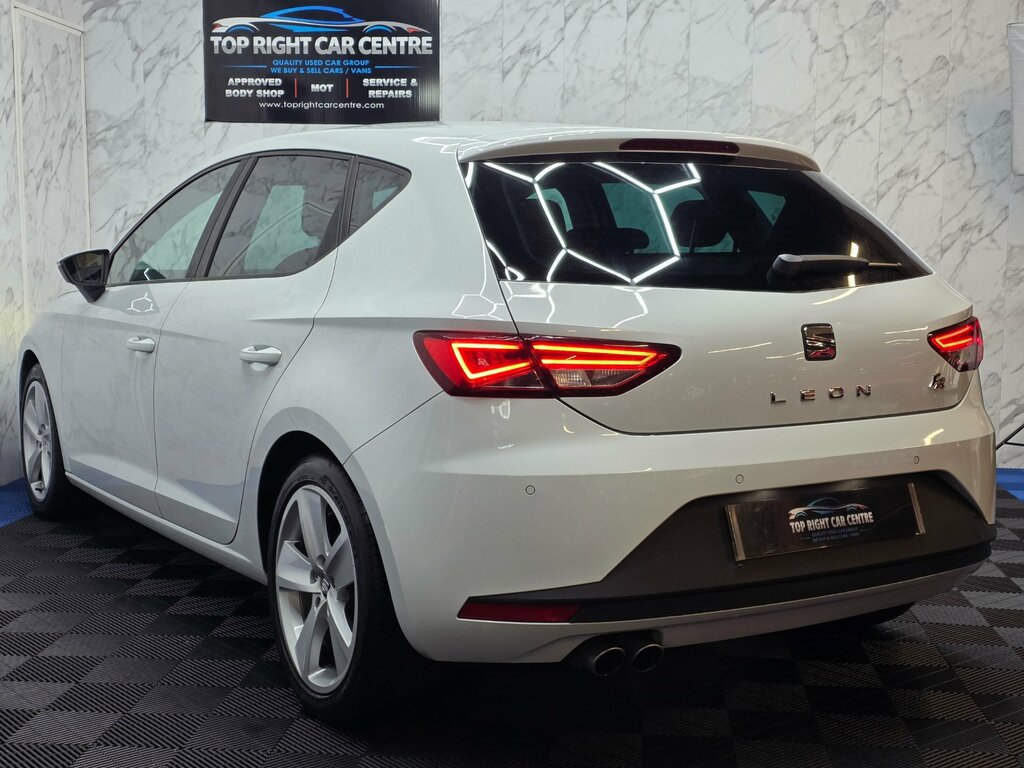 Seat Leon 1.8 Tsi Fr Hatchback Dsg Technology Pack Euro White #5