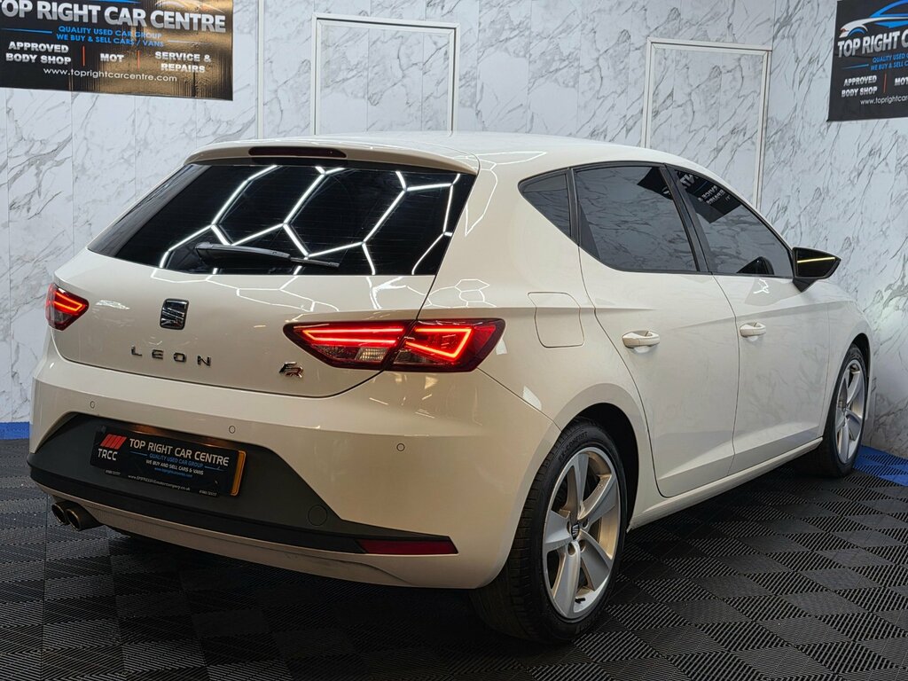 Seat Leon 2.0 Tdi Cr Fr Hatchback Ss 1 White #6