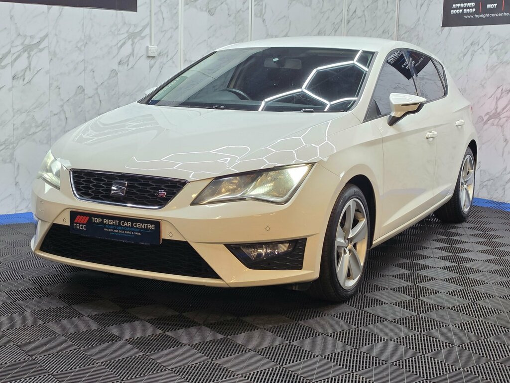 Seat Leon 2.0 Tdi Cr Fr Hatchback Ss 1 White #2