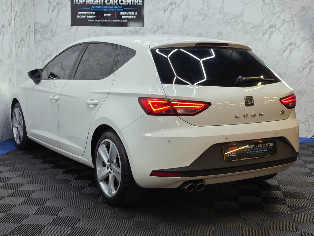 Seat Leon 2.0 Tdi Cr Fr Hatchback Ss 1 White #4