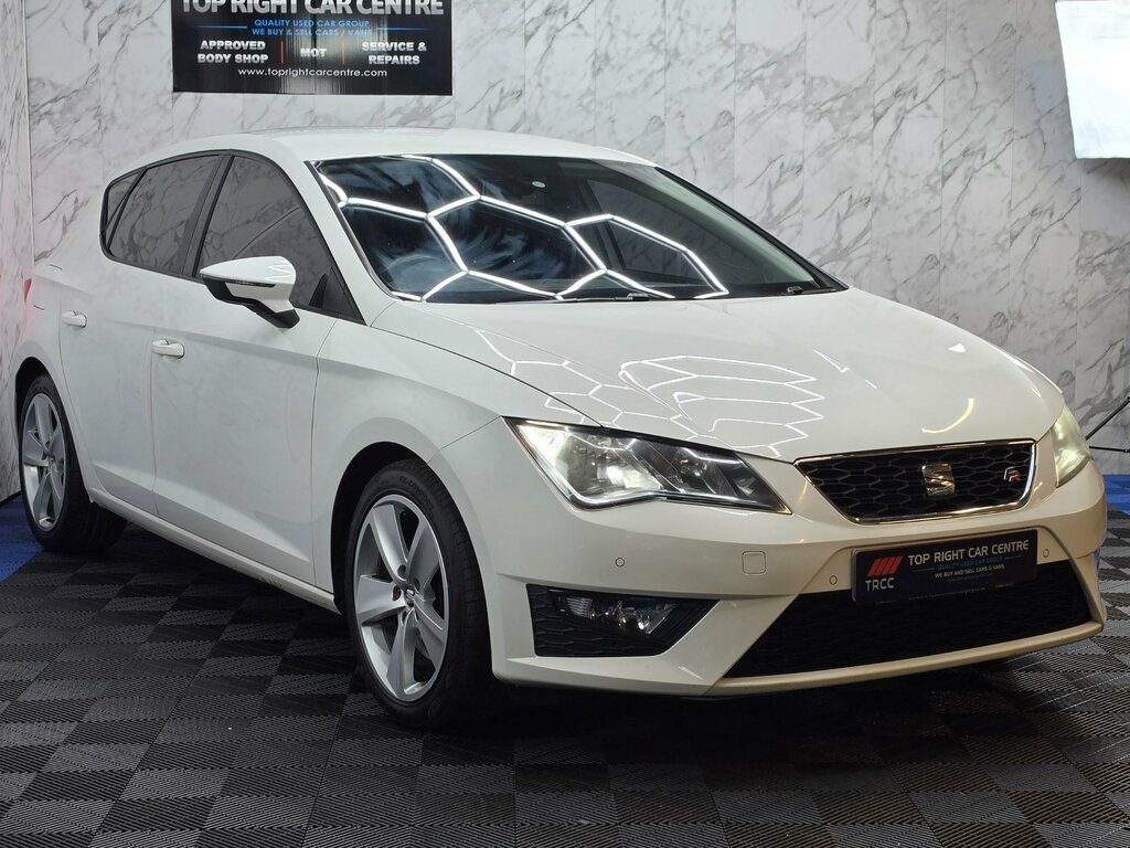 Seat Leon 2.0 Tdi Cr Fr Hatchback Ss 1 White
