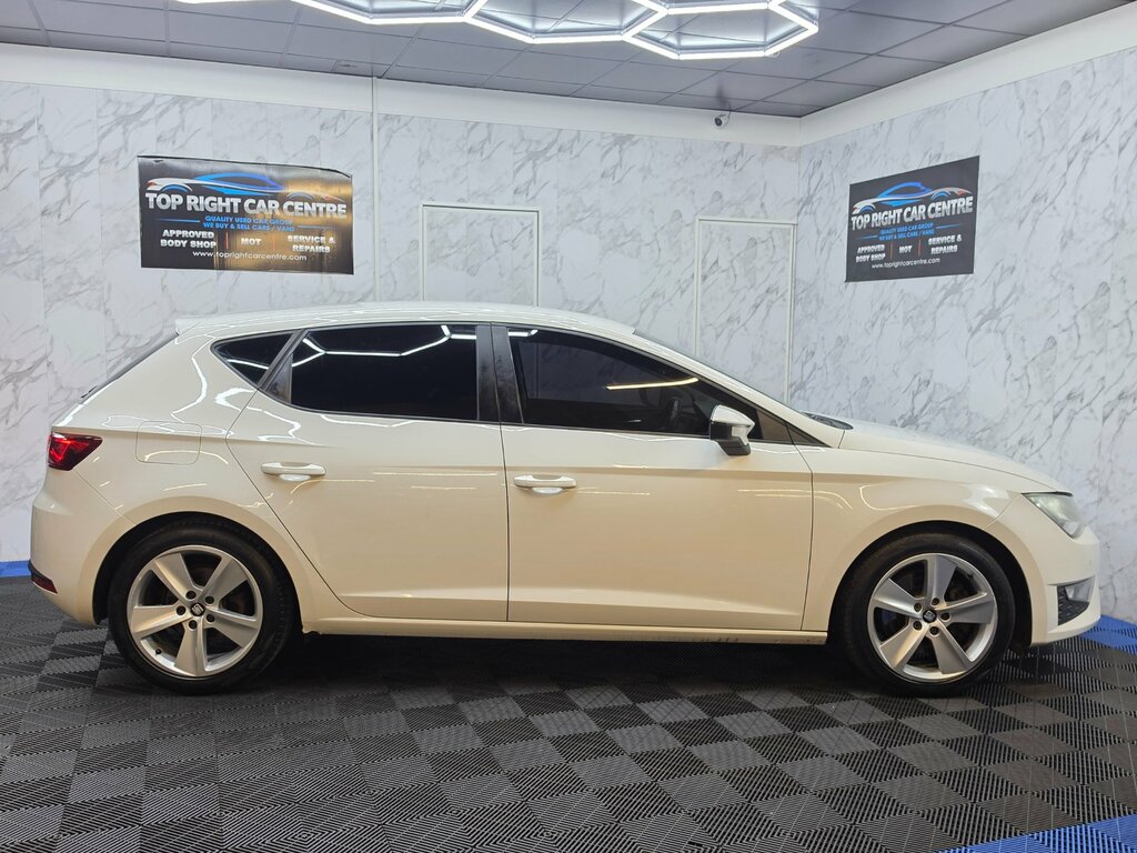 Seat Leon 2.0 Tdi Cr Fr Hatchback Ss 1 White #5