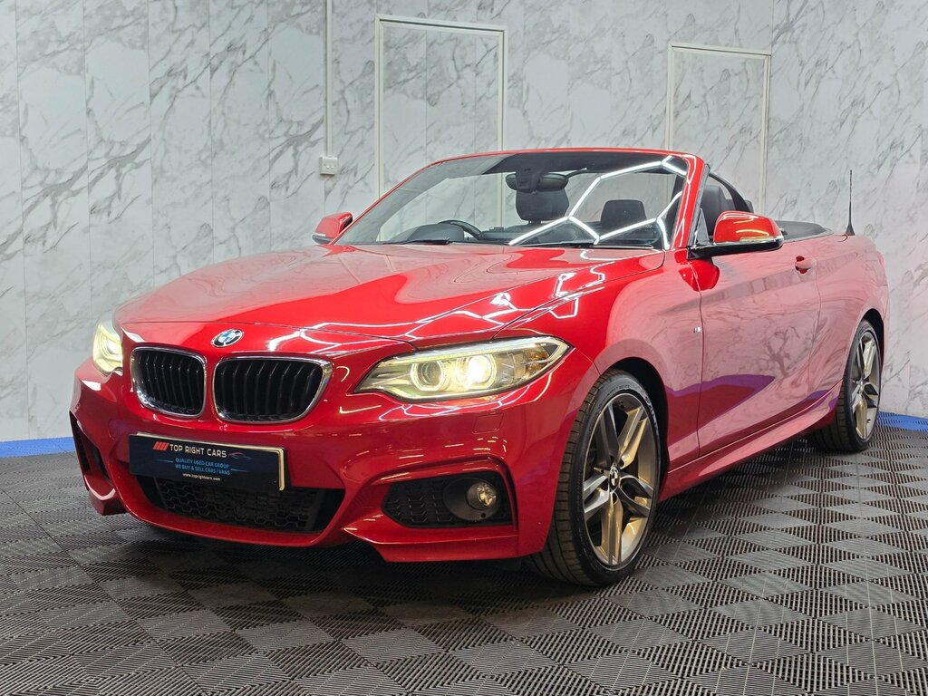 BMW 2 Series 2.0 218D M Sport Convertible Euro 6 Ulez Ss Red #3