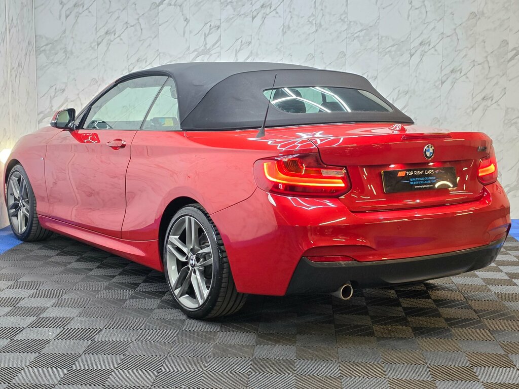 BMW 2 Series 2.0 218D M Sport Convertible Euro 6 Ulez Ss Red #5