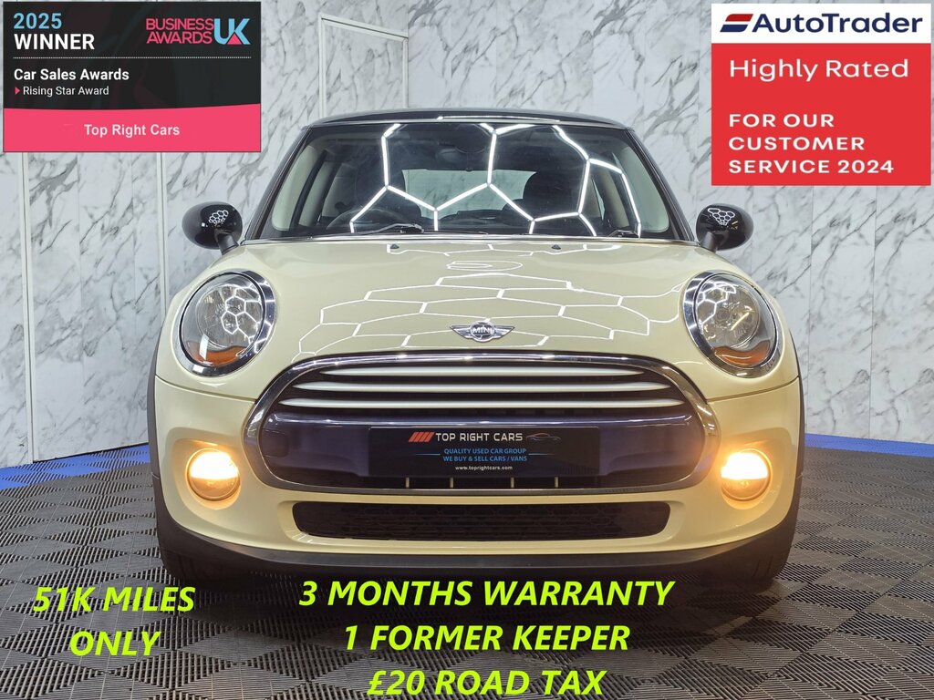 Mini Hatch 1.5 Cooper Hatchback Euro 6 Ss 136 Ps Pet HG64JGY White #2