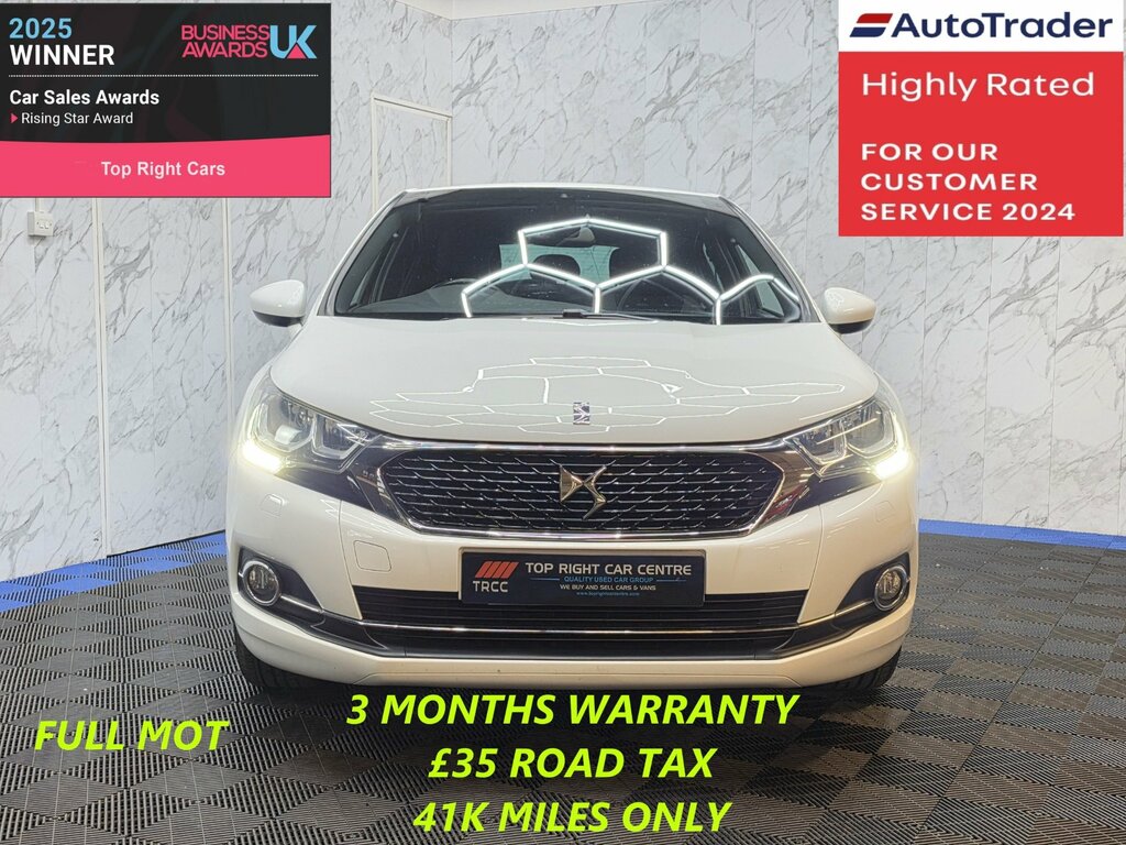 DS DS 4 1.2 Puretech Elegance Hatchback White #2