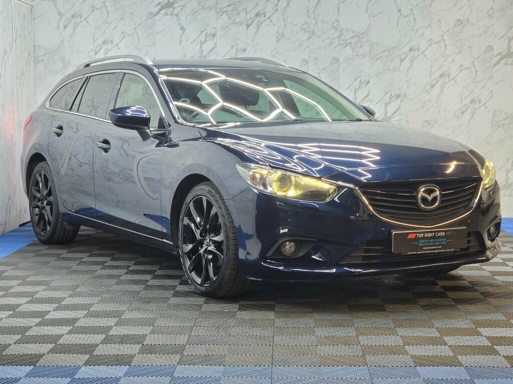 Mazda 6 2.2 Skyactiv-d Sport Nav Tourer Euro 6 Ss Blue