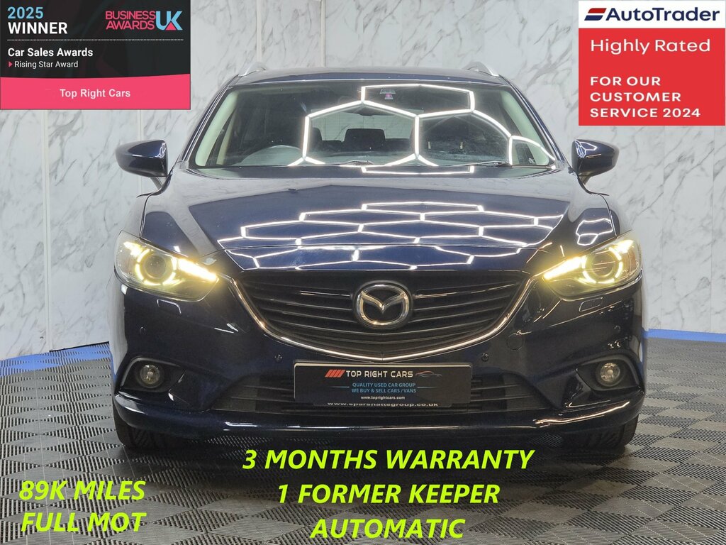 Mazda 6 2.2 Skyactiv-d Sport Nav Tourer Euro 6 Ss Blue #2