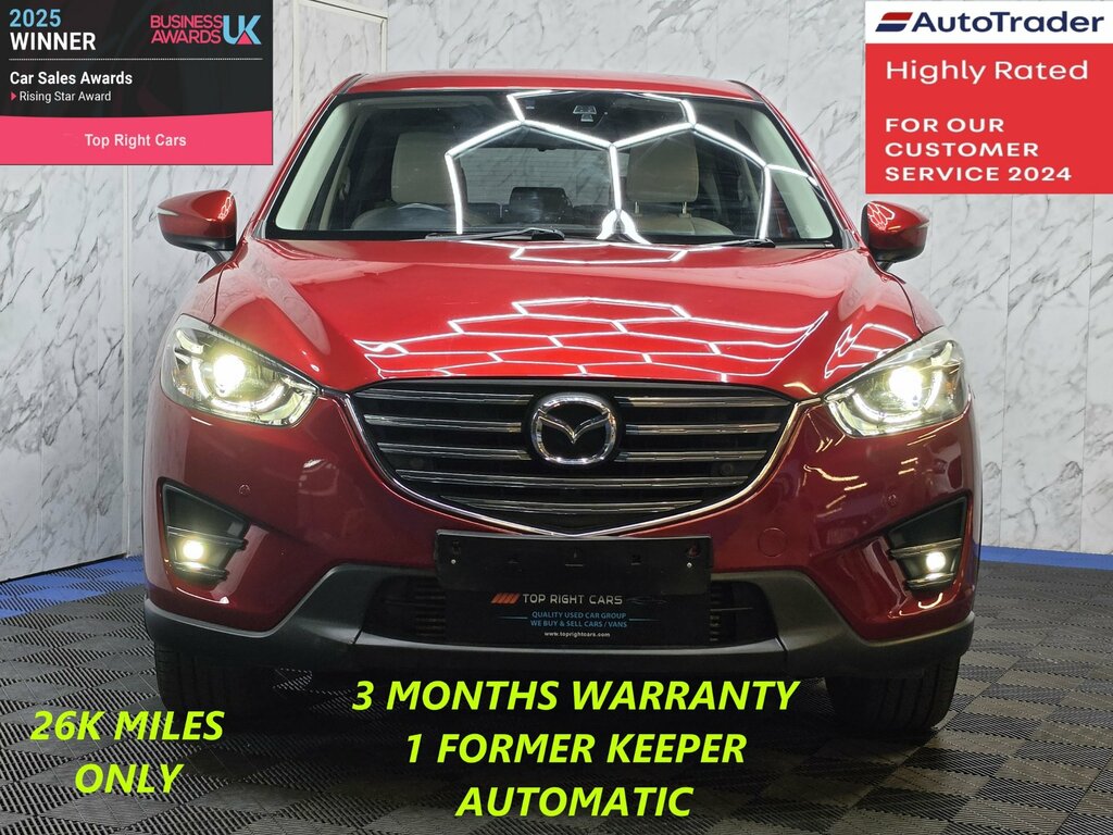 Mazda CX-5 2.2 Skyactiv-d Sport Nav 4Wd Euro 6 Ulez Ss Red #2