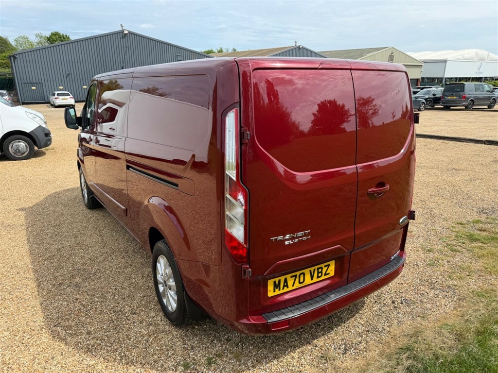 Ford Transit Custom 2.0 300 Ecoblue Limited L2 H1 Euro 6 Ss MA70VBZ Red #5