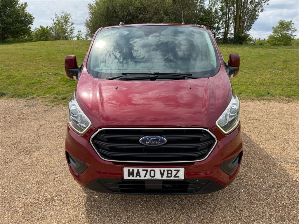 Ford Transit Custom 2.0 300 Ecoblue Limited L2 H1 Euro 6 Ss MA70VBZ Red #2
