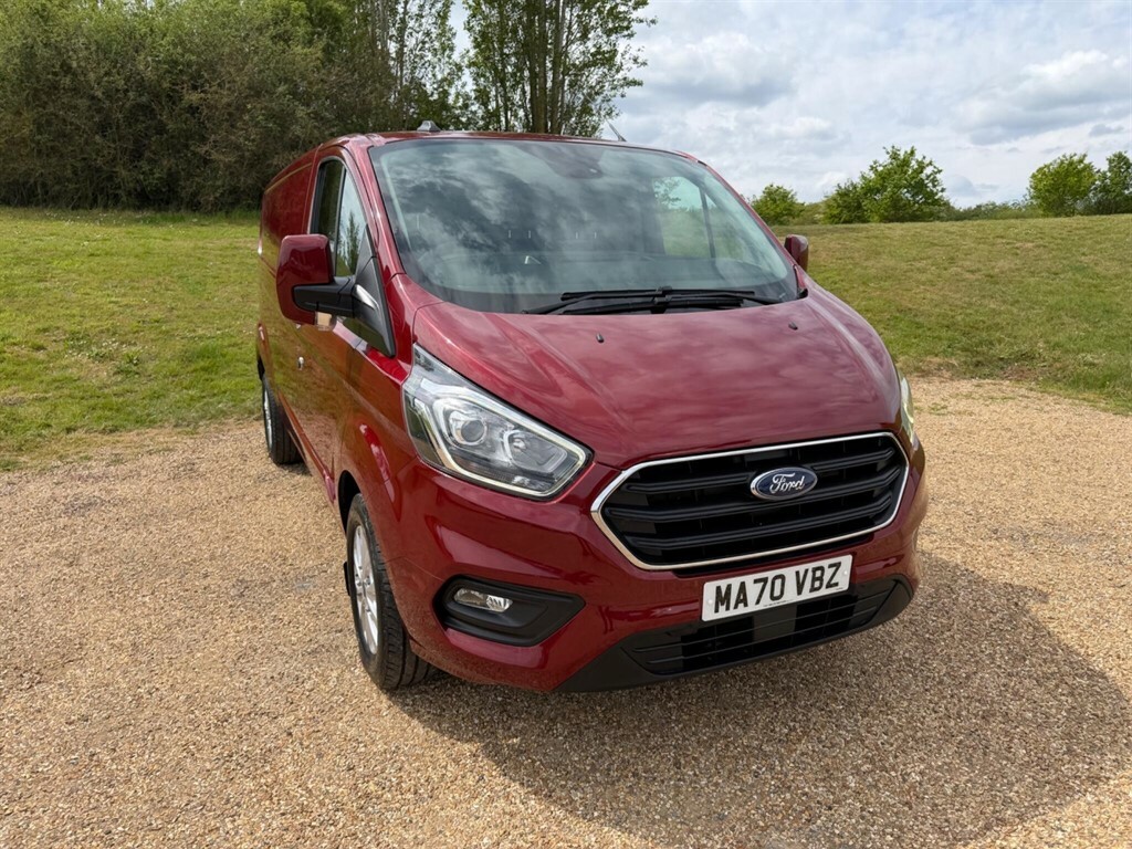 Ford Transit Custom 2.0 300 Ecoblue Limited L2 H1 Euro 6 Ss MA70VBZ Red