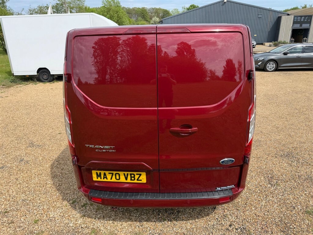 Ford Transit Custom 2.0 300 Ecoblue Limited L2 H1 Euro 6 Ss MA70VBZ Red #6