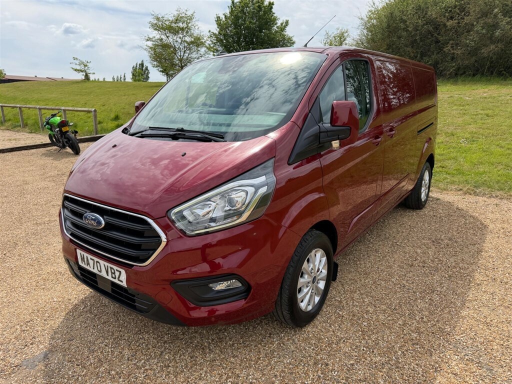 Ford Transit Custom 2.0 300 Ecoblue Limited L2 H1 Euro 6 Ss MA70VBZ Red #3