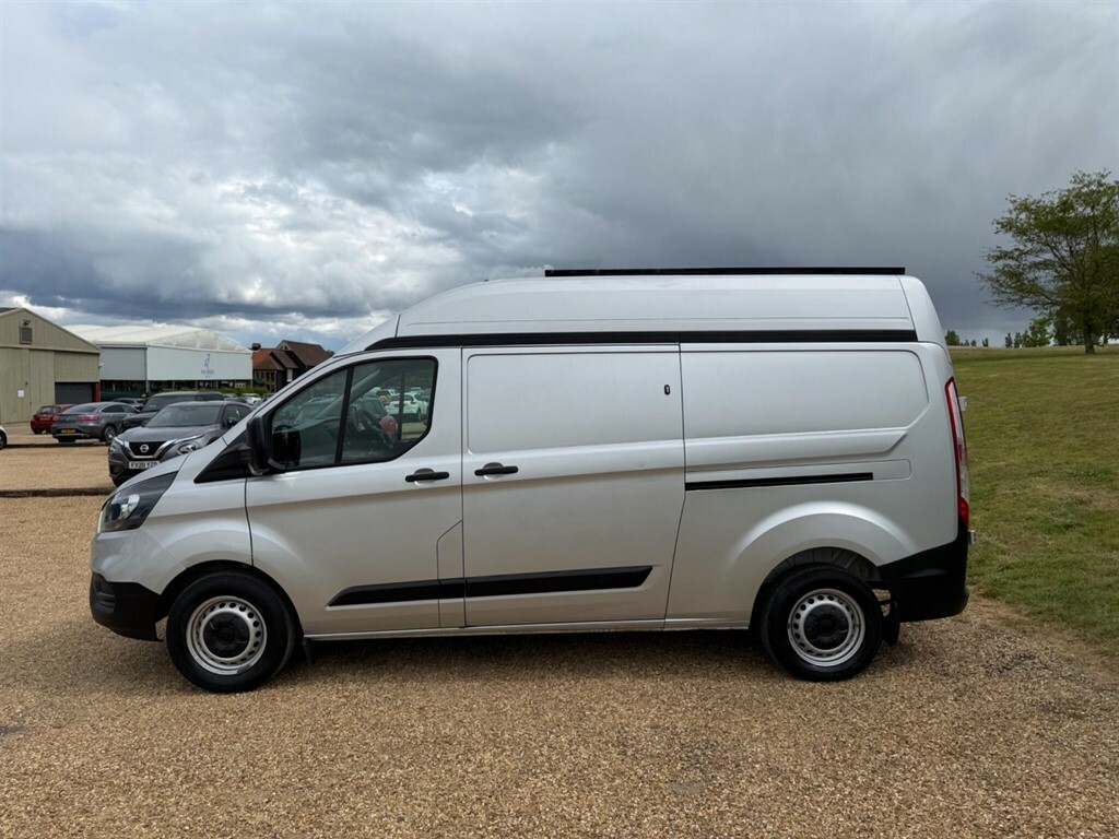 Ford Transit Custom 2.0 320 Ecoblue L2 H2 Euro 6 EJ68NDN Silver #4