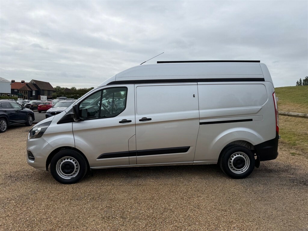 Ford Transit Custom 2.0 320 Ecoblue L2 H2 Euro 6 EJ68NFF Silver #4