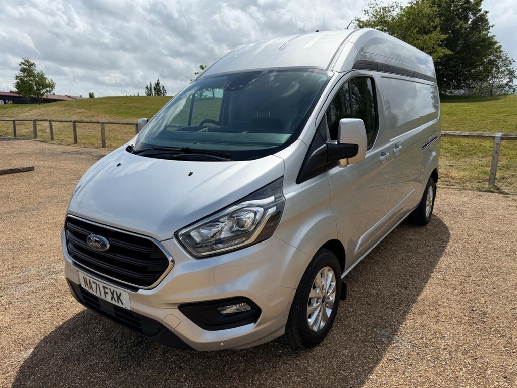 Ford Transit Custom 2.0 320 Ecoblue Mhev Limited Panel Van MA71FXK Silver #3