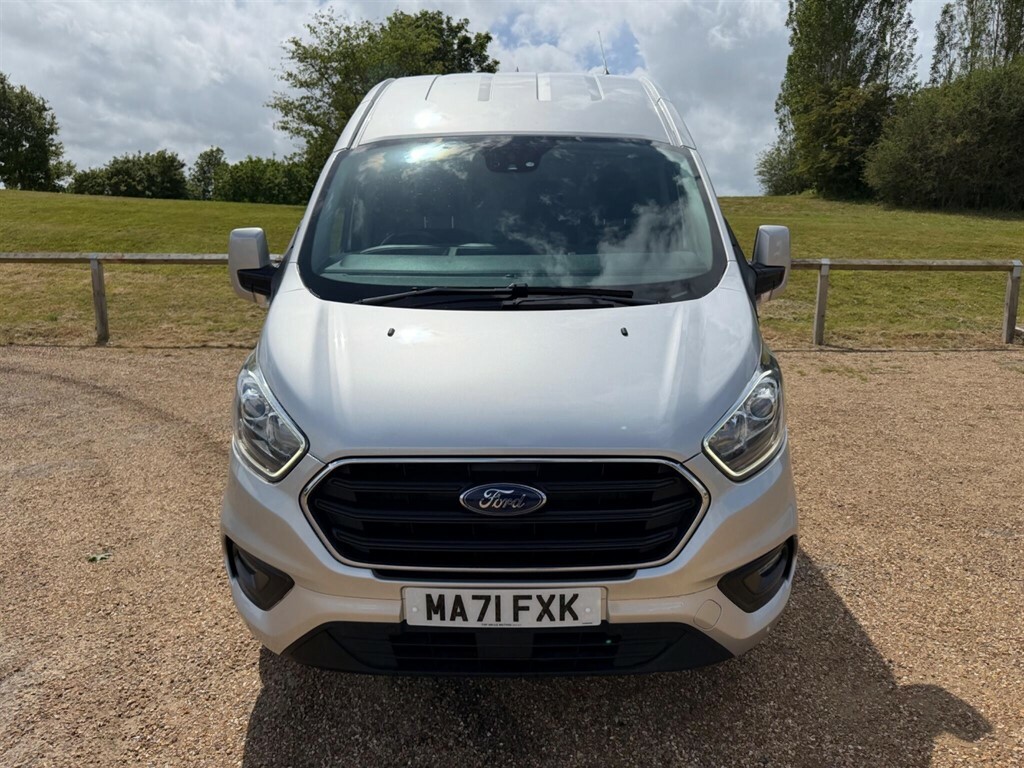 Ford Transit Custom 2.0 320 Ecoblue Mhev Limited Panel Van MA71FXK Silver #2