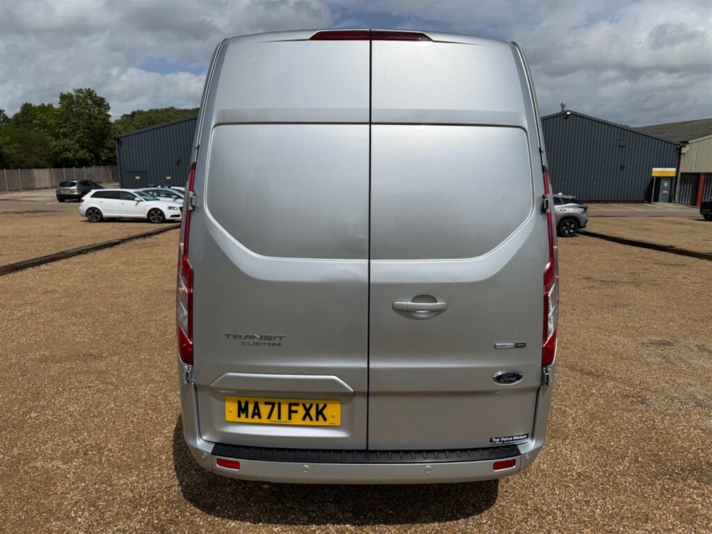 Ford Transit Custom 2.0 320 Ecoblue Mhev Limited Panel Van MA71FXK Silver #6