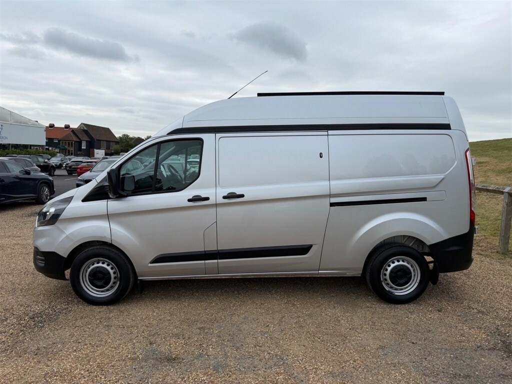 Ford Transit Custom 2.0 320 Ecoblue L2 H2 Euro 6 EJ68NDC Silver #4