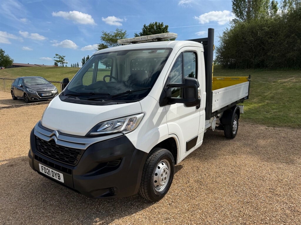 Citroen Relay 2.2 Bluehdi 35 Plus Ready To Run Tipper L2 Euro 6 FD21DYB White #4