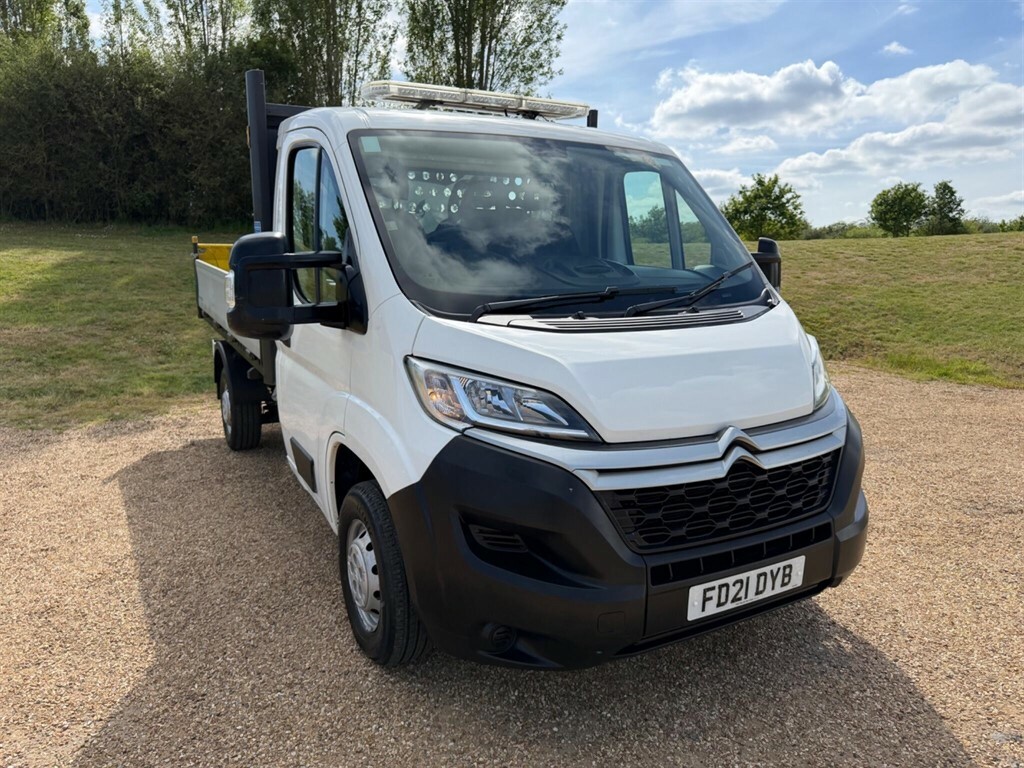 Citroen Relay 2.2 Bluehdi 35 Plus Ready To Run Tipper L2 Euro 6 FD21DYB White #2