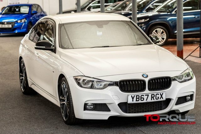 BMW 3 Series 2.0 320D M Sport Shadow Edition Saloon YB67RGX White #3