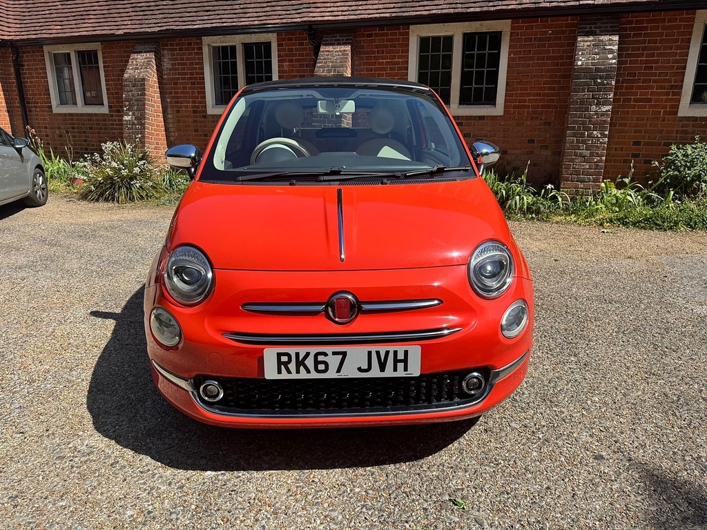Fiat 500C 1.2 Anniversario Convertible Eur Red #6