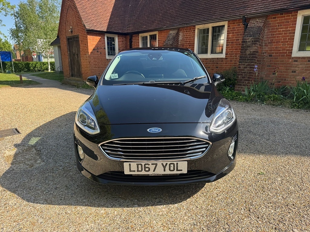 Ford Fiesta 1.0T Ecoboost Titanium Hatchback LD67YOL Black #2