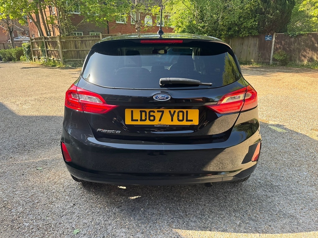 Ford Fiesta 1.0T Ecoboost Titanium Hatchback LD67YOL Black #3