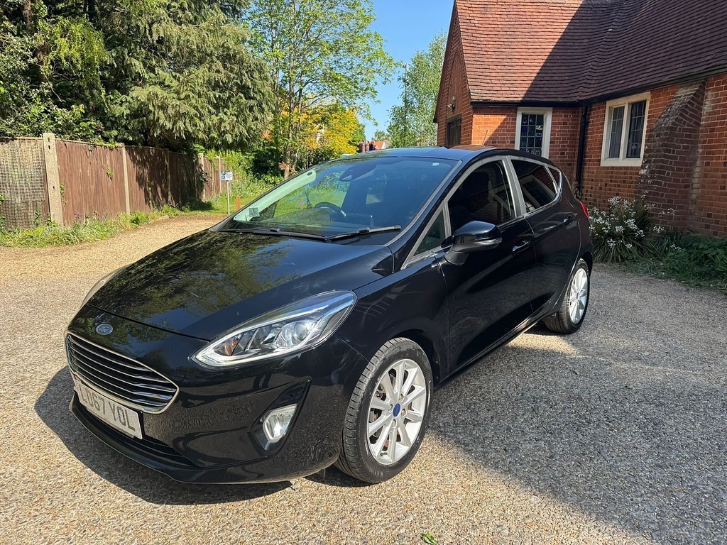Ford Fiesta 1.0T Ecoboost Titanium Hatchback LD67YOL Black #4