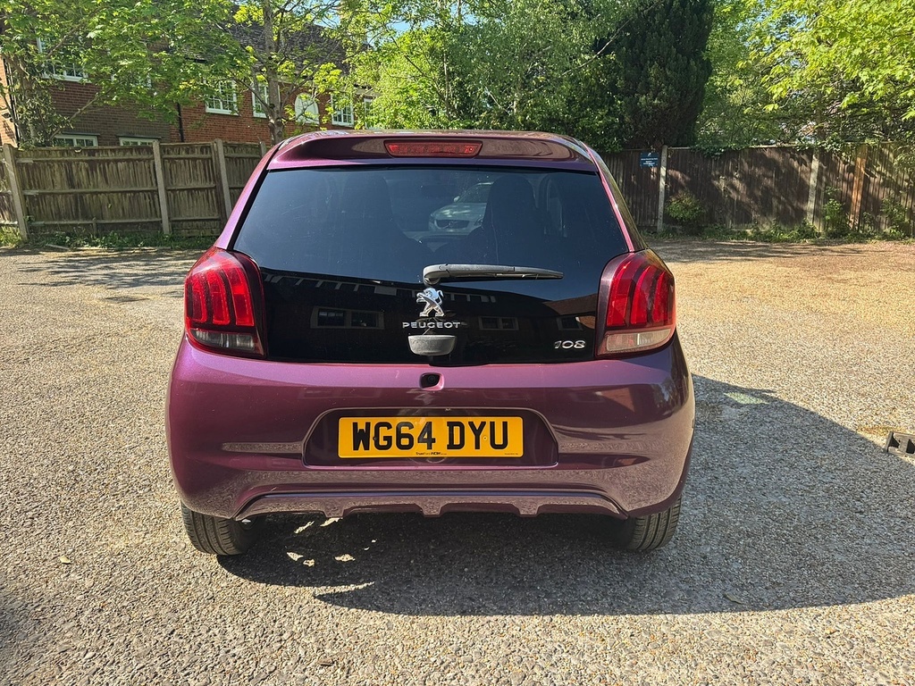 Peugeot 108 1.2 Vti Puretech Allure Top Eur WG64DYU Purple #3