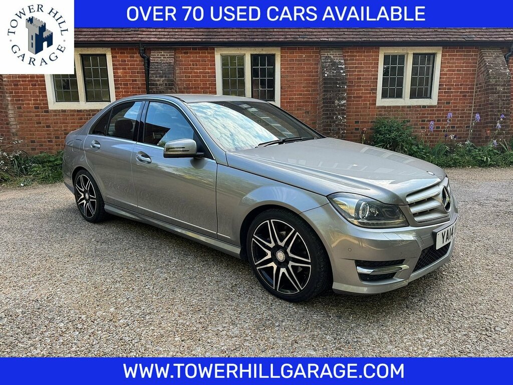 Mercedes-Benz C Class 1.6 C180 Amg Sport Plus Saloon G-tronic Silver