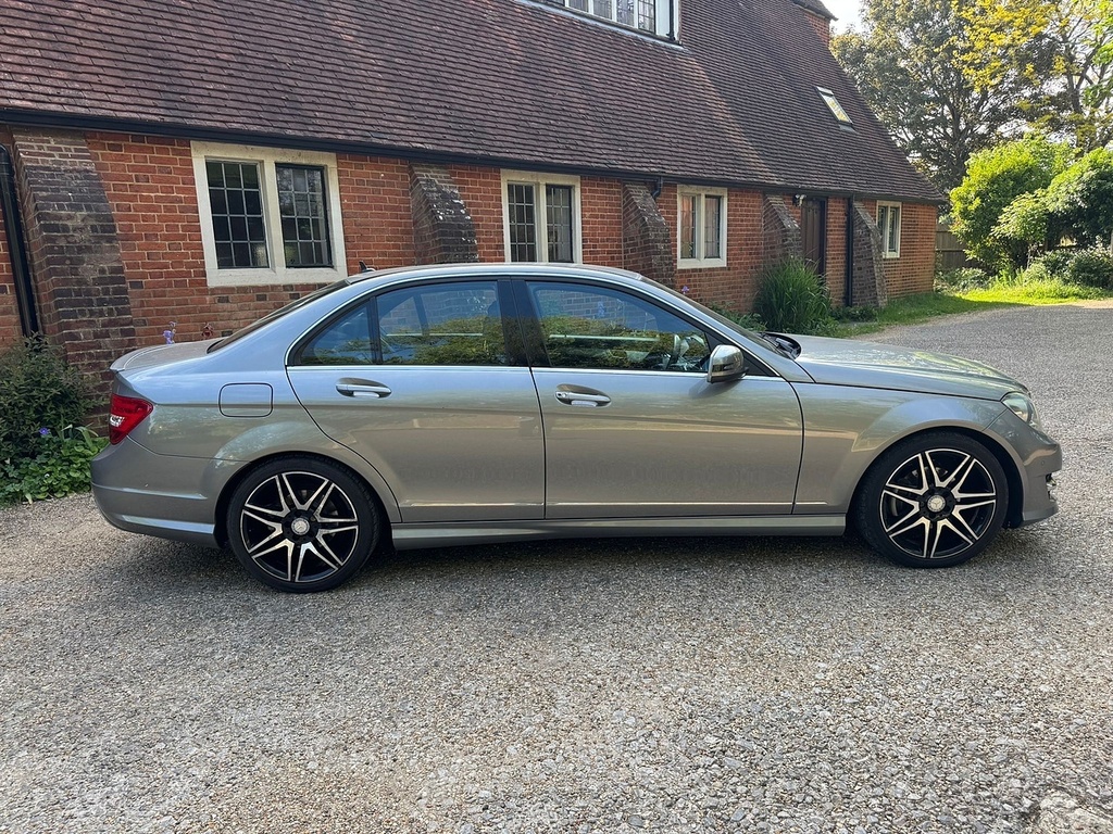 Mercedes-Benz C Class 1.6 C180 Amg Sport Plus Saloon G-tronic Silver #6