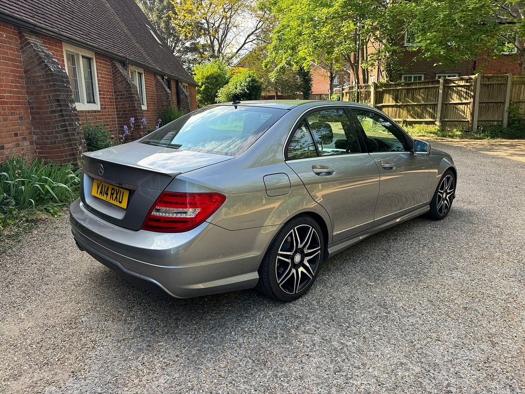 Mercedes-Benz C Class 1.6 C180 Amg Sport Plus Saloon G-tronic Silver #5