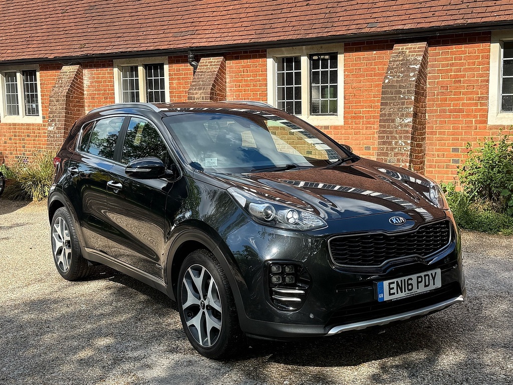 Kia Sportage 1.6 T-gdi Gt-line Suv Awd Euro 6 EN16PDY Black #2