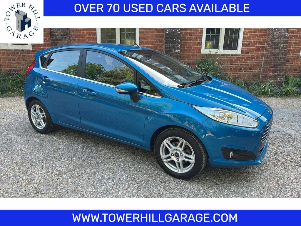 Ford Fiesta 1.0T Ecoboost Zetec Hatchback Eu Blue