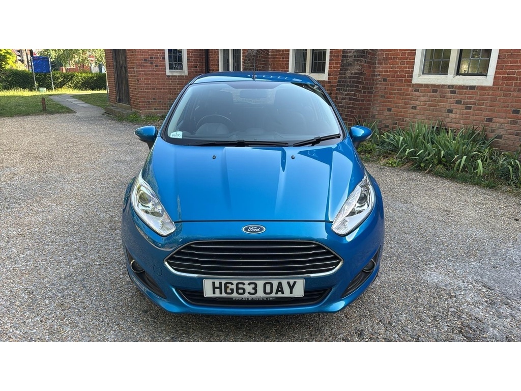 Ford Fiesta 1.0T Ecoboost Zetec Hatchback Eu HG63OAY Blue #5