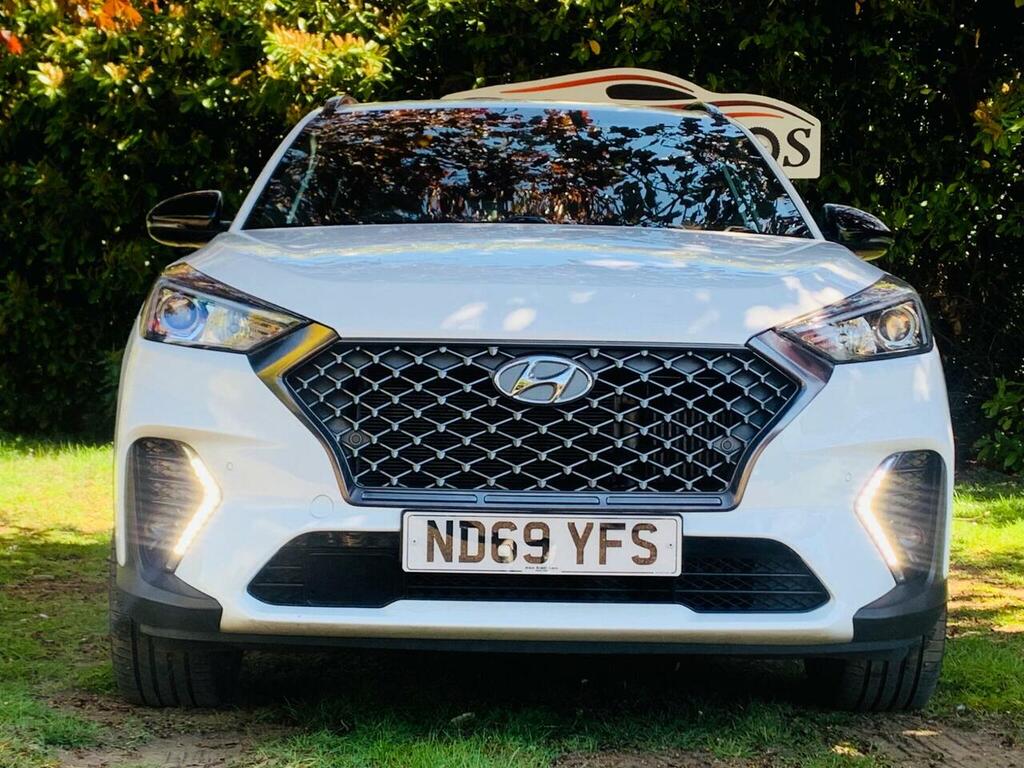 Hyundai Tucson 1.6 T-gdi N Line Euro 6 Ss ND69YFS White #2