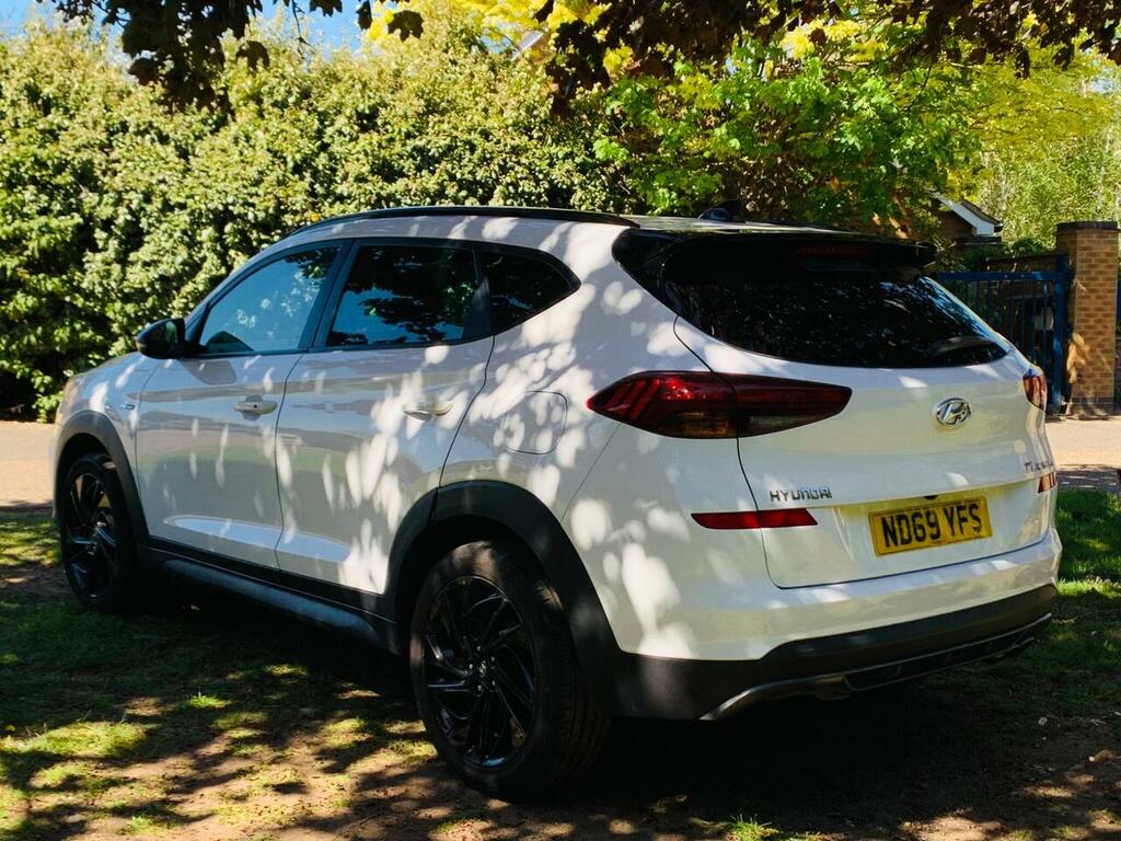 Hyundai Tucson 1.6 T-gdi N Line Euro 6 Ss ND69YFS White #4
